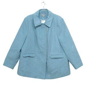Anthology Winter Coat Womens Size‎ 18 Minty Blue Classic Super Soft Preppy